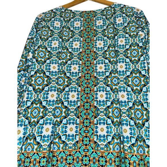 Wisp Retro Mod Shift Dress Women's Size 6 Boho Hippie Stretch Wedding Party - Picture 5 of 7